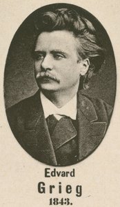 Edvard Grieg (gravür) by English School