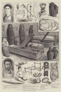 Bay Flinders Petrie tarafından keşfedilen Mısır, Yunan ve Roma Eski Eserleri by English School
