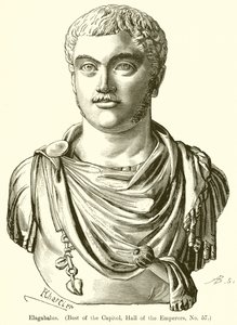 Elagabalus. (Capitol Büstü, İmparatorlar Salonu, No. 57)