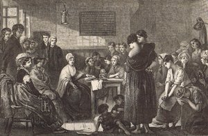 Elizabeth Fry (1780-1845) (gravür) by English School