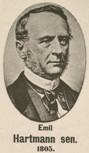 Emil Hartmann Kıdemli (gravür) by English School