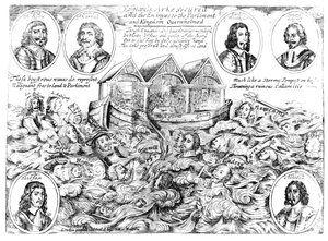 Englands Ark Güvenli ve Parlamento ve Krallık Düşmanları Bunaldı, 1645-46 by English School