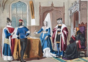 15. yüzyılın sonlarından İngiliz kostümleri, William Hickman Smith Aubrey