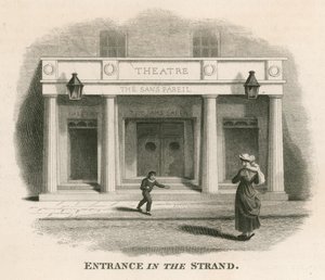 The Strand of the Sans Pareil Theatre (Adelphi Theatre), Londra