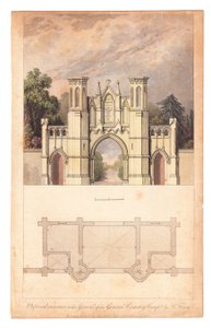 The Lady Magazine tarafından 1839 dolaylarında yayınlanan Highgate Mezarlığı