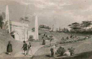 Yeraltı mezarlarına giriş, Highgate Mezarlığı, Londra by English School