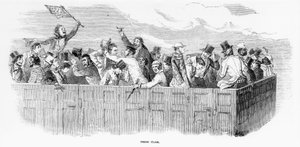 Epson Races 1847: Demiryolu - Üçüncü Sınıf (gravür) by English School