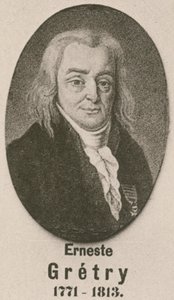 Erneste Gretry (gravür) by English School