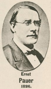 Ernst Pauer (gravür) by English School