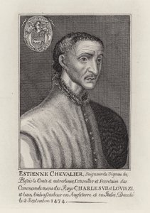 Estienne Chevalier (gravür) by English School