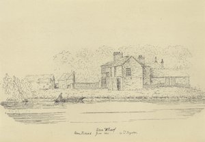 Eton Rıhtımı, 1821 (gravür) by English School