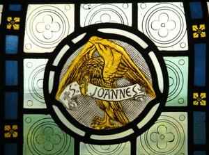 Evangelist amblemi: St John by English School