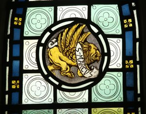 Evangelist amblemi: St Mark by English School