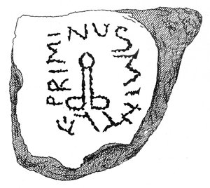 Burgodunum Roma kalesinden Priapus