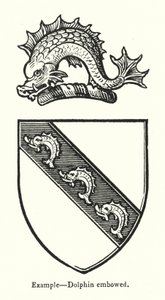 Örnek, yunus gömülü (gravür) by English School