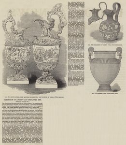 Antik ve Ortaçağ Sanatı Sergisi (gravür) by English School