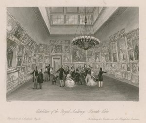 Kraliyet Akademisi Sergisi - özel görünüm by English School