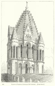 Fenerin Dışı, Salamanca Eski Katedrali (gravür) by English School