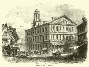 Faneuil Salonu, Boston by English School