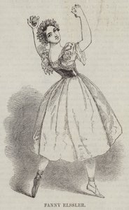 Fanny Elssler (gravür) by English School