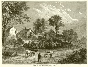 Regents Park'ta Çiftlik, 1750
