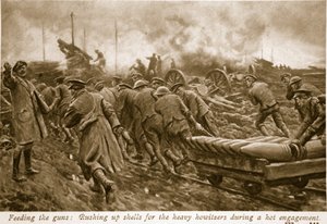Silahları beslemek, 1914-19 by English School