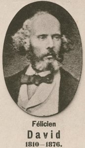 Felicien David (gravür) by English School