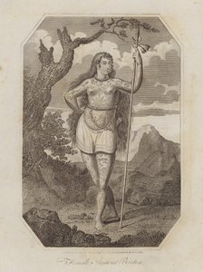 Kadın Antik Briton (gravür) by English School