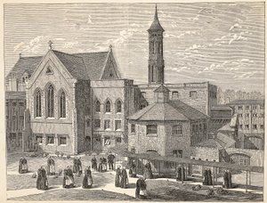 Brixton Hapishanesinin havalandırma bahçesinde egzersiz yapan kadın mahkûmlar, Londra Suçlu Hapishaneleri
