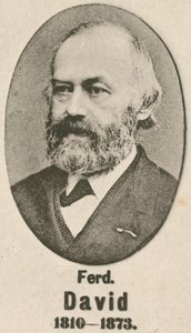 Ferdinand David (gravür) by English School