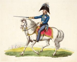 Field Marshall von Blucher, Wagstadt Prensi, pub. Richard Evans, engr Romney, William Mudford