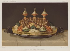 Sığır Filetosu "Jardiniere" (chromolitho) by English School
