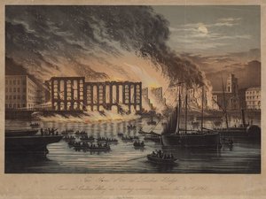 Londra Köprüsü yakınlarında yangın by English School