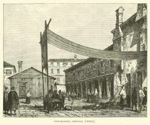 Balık pazarı, Chioggia, Venedik by English School
