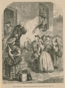 Filo Evlilikleri; Kral George II döneminde Filo Hapishanesinde sahne by English School