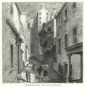 Flashmarket Tslose (gravür) by English School