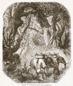 Avrupalıların İsyancılardan Kaçışı, Cassells Illustrated History of England