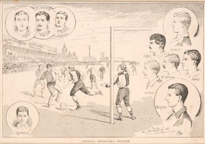 Futbol - Ironopolis - Stockton, 1892 by English School