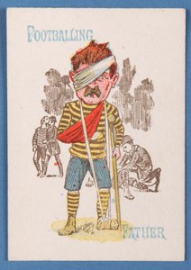 Futbolcu Baba, Mutlu Aileler oyunundan kart, 1890-1900 dolayları by English School