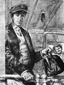 Joseph Conrad, İngiliz tüccar hizmetinde (lito) yıllarca dünyanın okyanuslarını dolaştı. by English School
