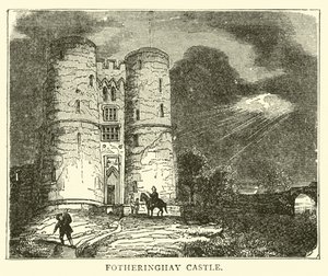 Fotheringhay Kalesi by English School