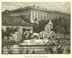 Kibele Çeşmesi, Prado, Madrid by English School