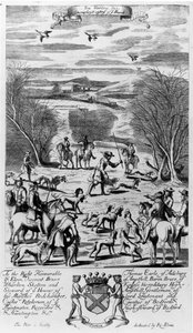 Fox Hunting, Richard Blome tarafından yayınlanan 