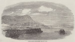 Foynes Limanı, Shannon Nehri (gravür) by English School