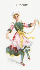 Fransa, sigara kartı, 1915 by English School