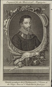 francis drake by English School