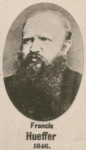 Francis Hueffer (gravür) by English School