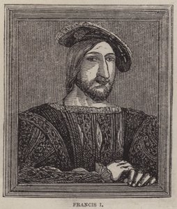 Francis I (gravür) by English School