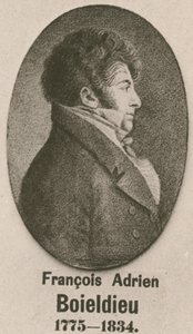 Francois Adrien Boieldieu (gravür) by English School