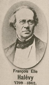François Elie Halevy (gravür) by English School
